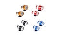 6 LED Waterproof Mini Cycling Safety Light - Black, Blue, Red and Gold