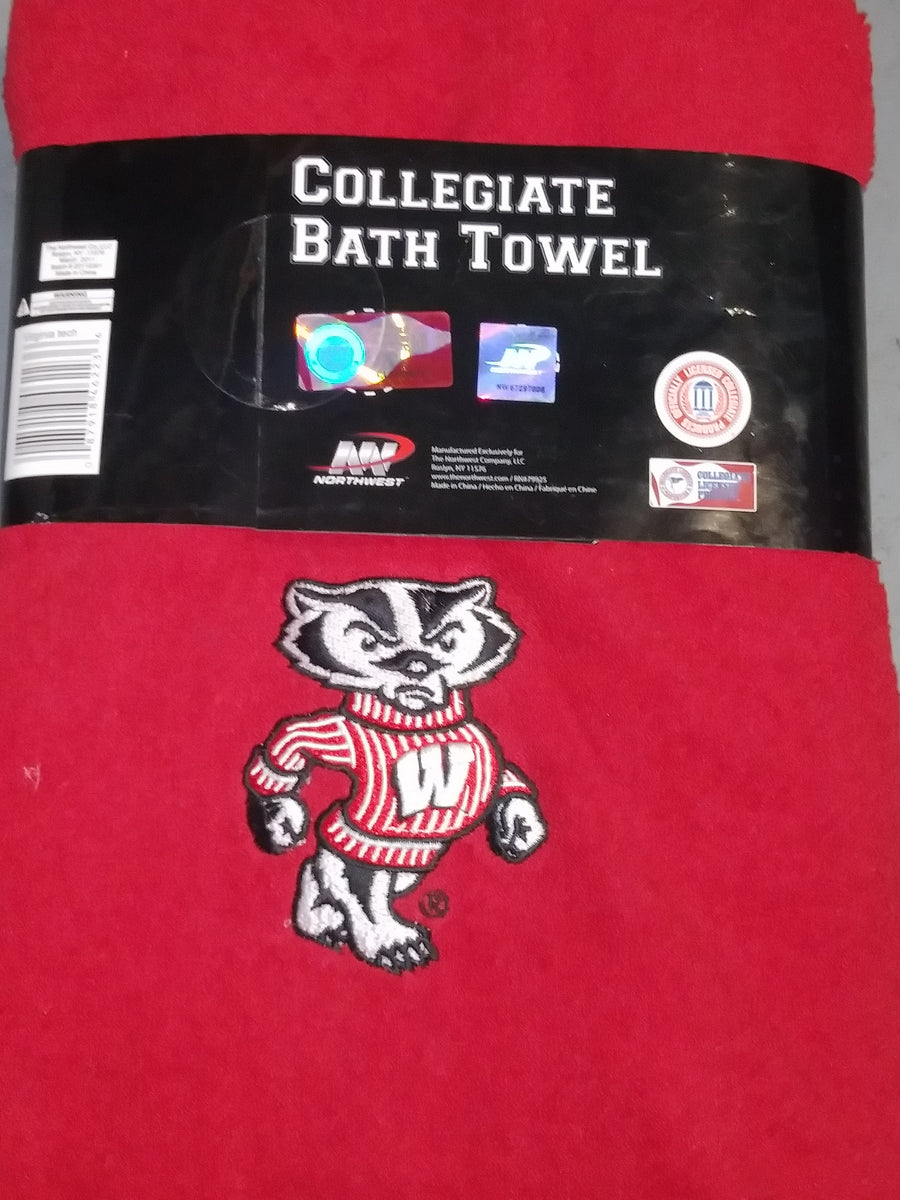 Officially Licensed Collegiate Bath Towels W/ Official College Logo