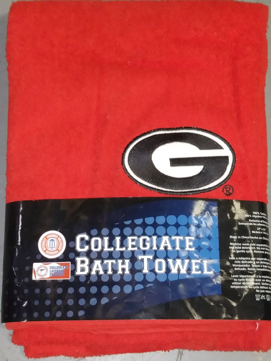 Officially Licensed Collegiate Bath Towels W/ Official College Logo