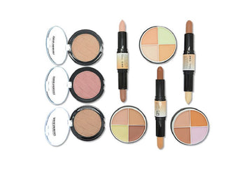 Kiss Beauty 3 in 1 Face Contour Set - Neutral, Rose or Medium