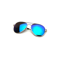 Vintage Style Aviator Mirrored Sunglasses - Silver, Blue, Black, Pink or Bronze
