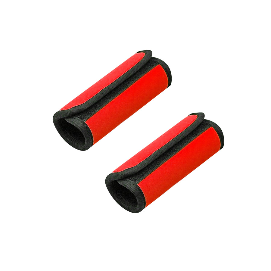 Neoprene Luggage Handle Wrap Grips - 2 Pack - Black, Blue, Red or Yellow