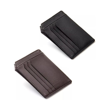 Ultra Slim RFID Blocking Credit Card Holder - Black or Brown