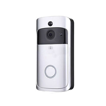 Smart Wireless Doorbell HD 720P WIFI Wireless Video Doorbell - Silver or Black