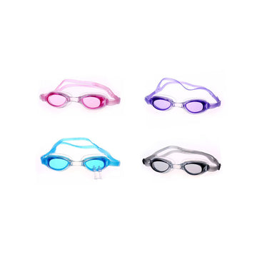 Swim Goggles w UV Protection - Pink, Purple, Blue or Black