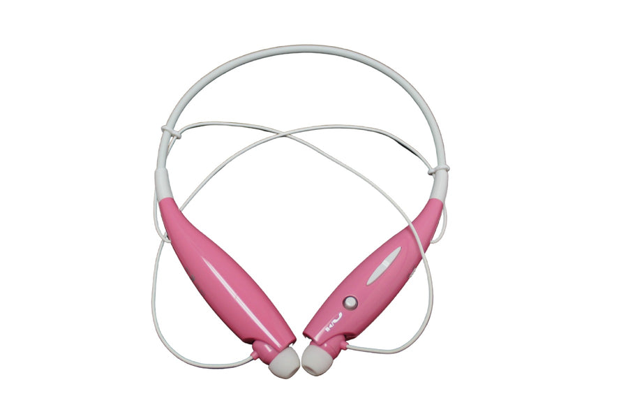 Bluetooth Behind the Neck Headset - Black, Pink, Blue, Orange or White