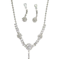 Swarovski Crystal Earring Necklace set TL3026 (Clip on)