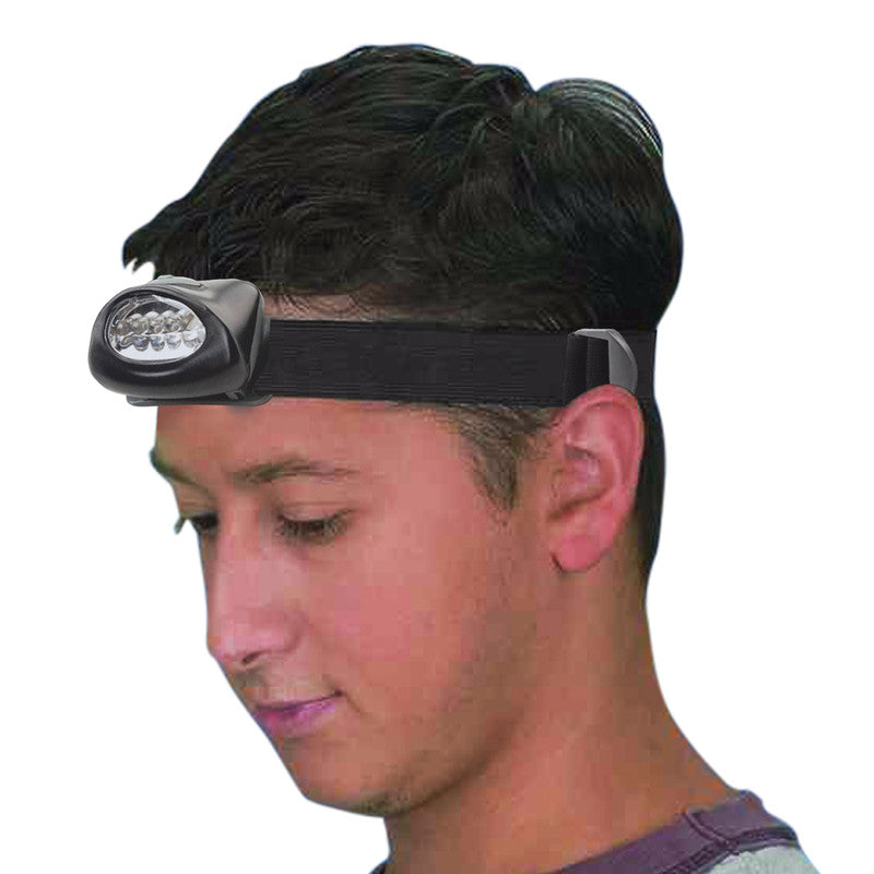 LED Headlamp - Black, Blue or Orange