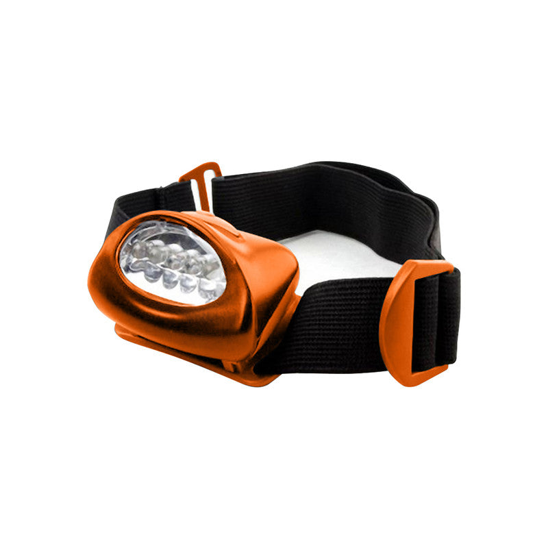 LED Headlamp - Black, Blue or Orange