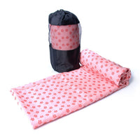 Non Skid Yoga Towel - Blue, Pink or Purple