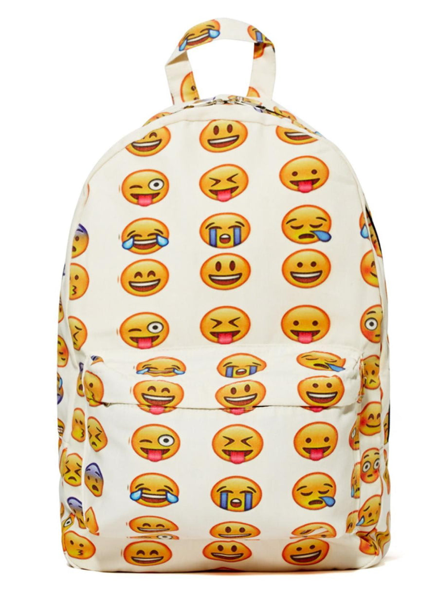 Plush Emoji Backpacks