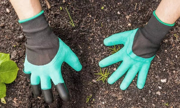 Waterproof  Garden Gloves With Claws For Digging and Planting - 1 Pair