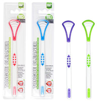 Tongue Scraper Cleaner 4 Pack BPA Free Adults Kids Healthy Oral Care Help Fight Bad Breath